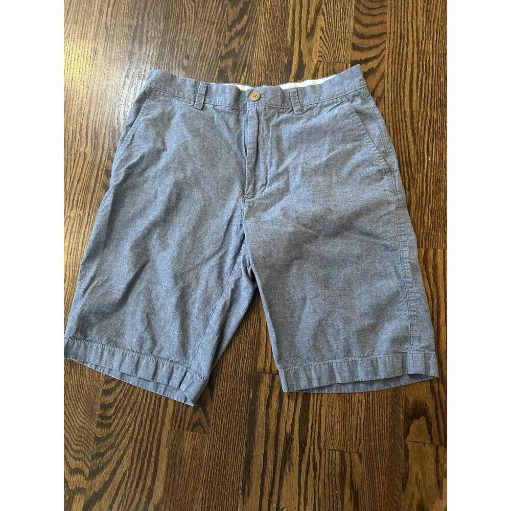 J. Crew Rivington 10.5"‎ Inseam Blue Chino Shorts Mens Size 30W Stylish Outdoor